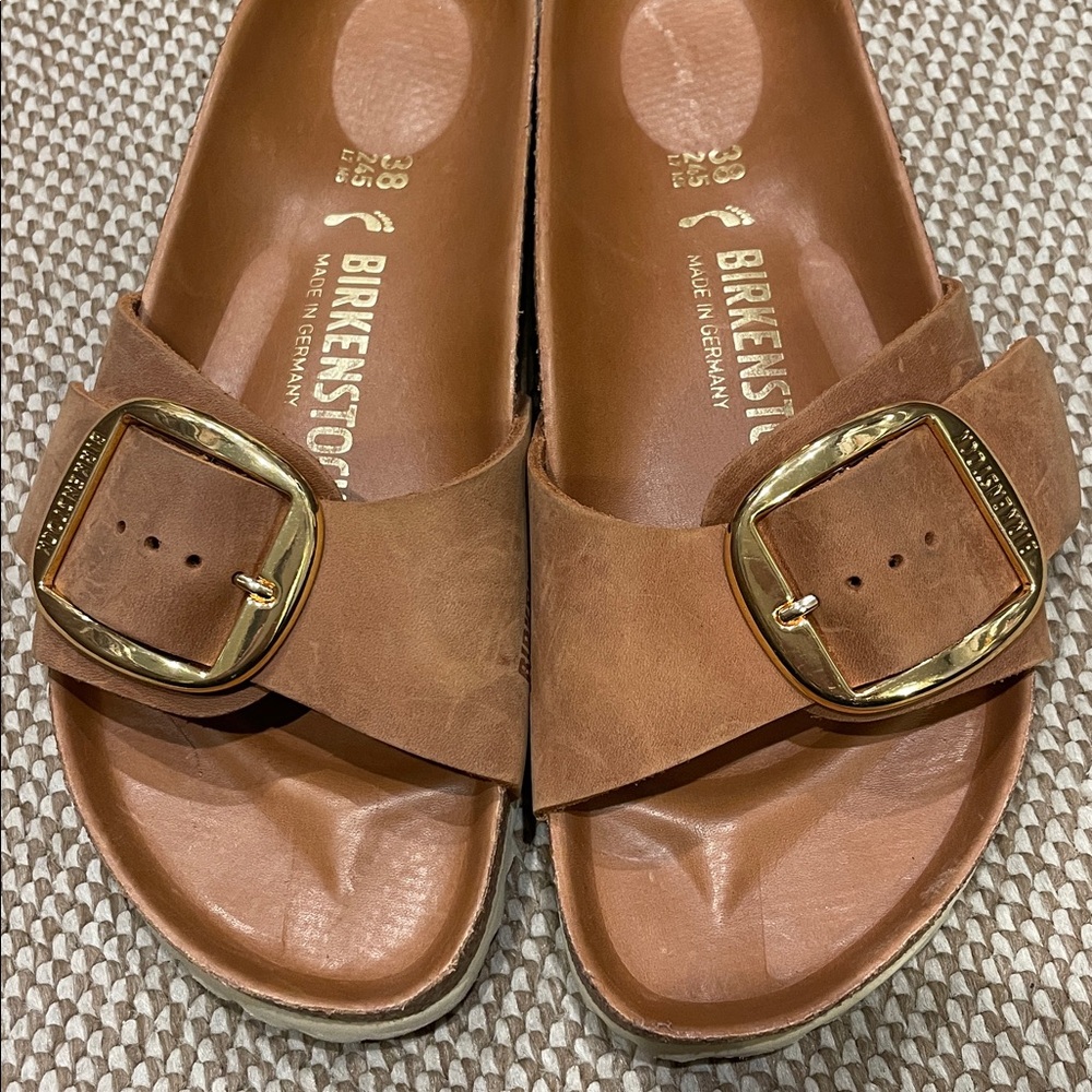 Birkenstock Madrid Big Buckle Oiled Leather - Picture 11 of 16